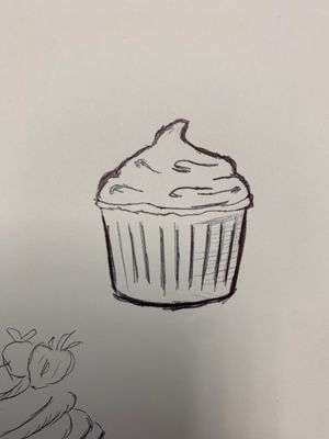 Cupcake Sketch