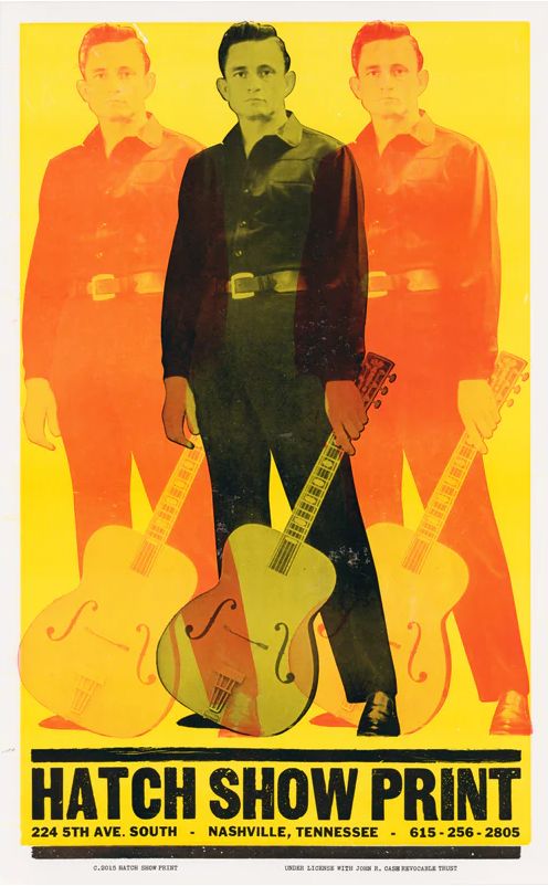 Hatch Poster of Johnny Cash